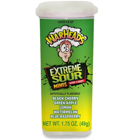 Warheads Juniors Extreme Sour de 1.75 Oz