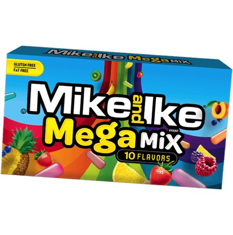 Mike And Ike Mega Mix Theater Box de 5 Oz