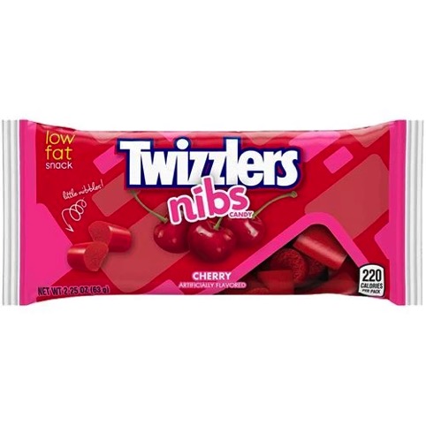 Twizzlers Nibs Cherry de 2.25 Oz