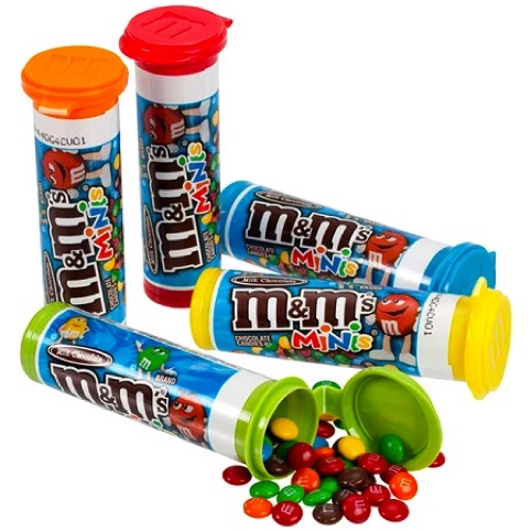 M & M Minis Tubes de 1.08 Oz