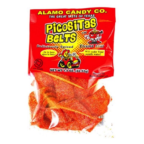 Alamo Candy Picositas Belts de 1.5 Oz