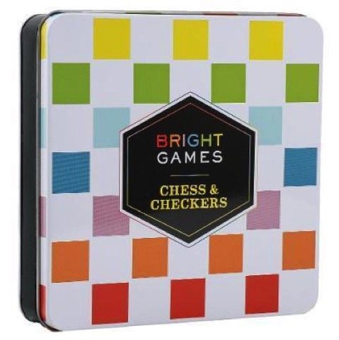 Juego de 2 en 1 Bright Games: Ajedrez y Damas