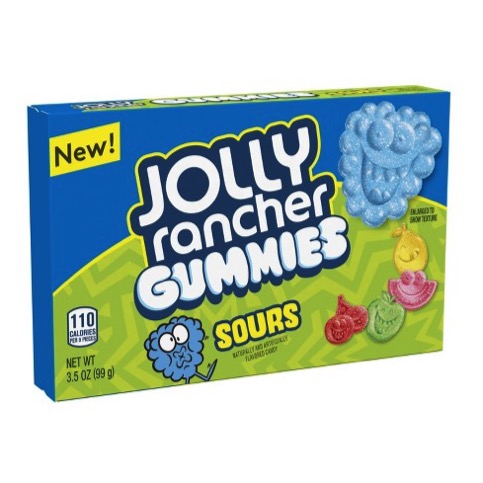 Jolly Rancher Gummies Sours Theater Box