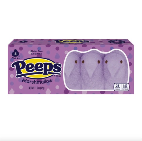 Peeps Chicks Lavender 5 pzas