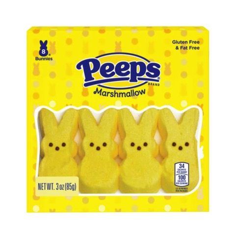 Peeps Bunnies Yellow 3 oz