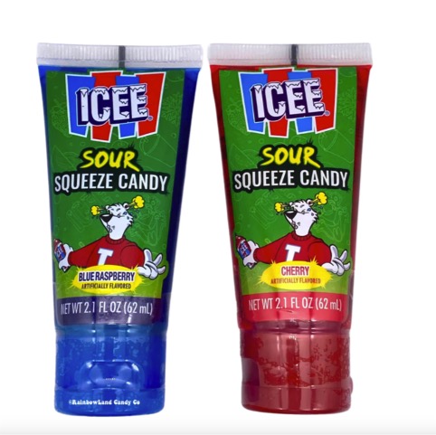 Icee Squeeze Candy Sour 2.1 Oz