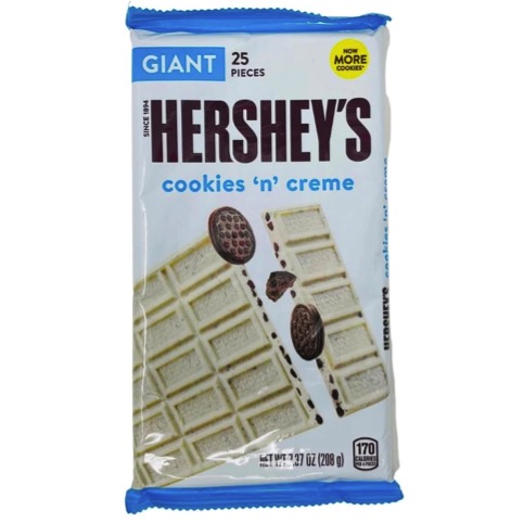 Chocolate Hershey's Cookies N Cream Giant Bar