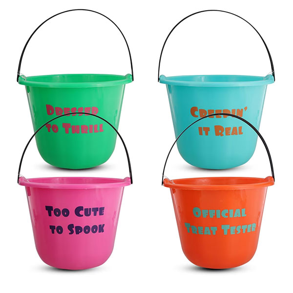 Buckets de Plástico Halloween