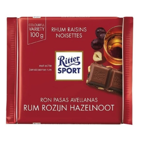 Ritter Sport Ron Pasas Avellanas