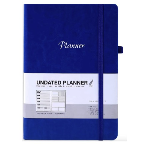 Agenda Sin fecha Color Azul