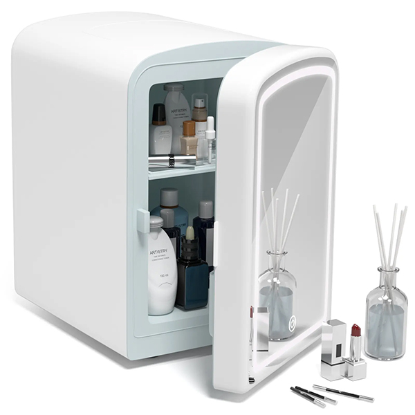 Mini Nevera Portátil Skin Care Blanca