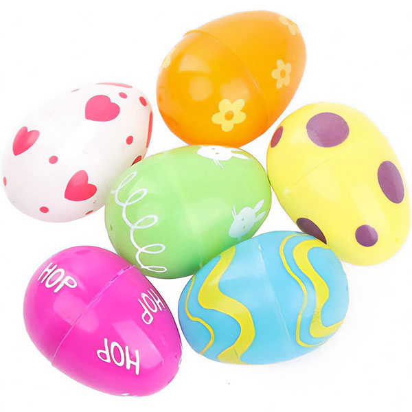 Kit de 12 Huevos Plásticos de Pascua