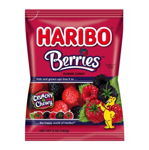 Gummies Haribo Berries 4 oz