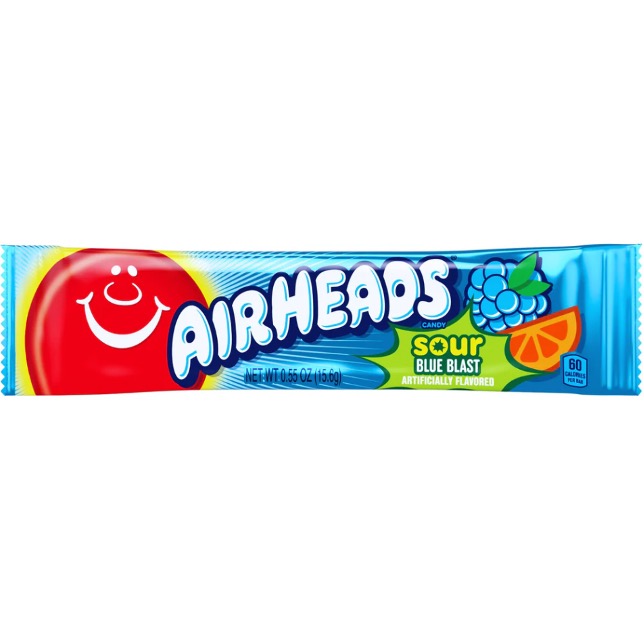 Airheads Sour Blue Blast  0.55 oz