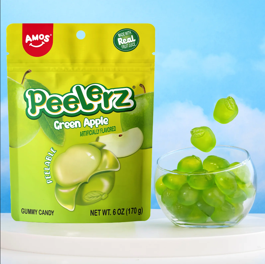 Peelerz Gummy Green Apple 6 oz - Imagen 3