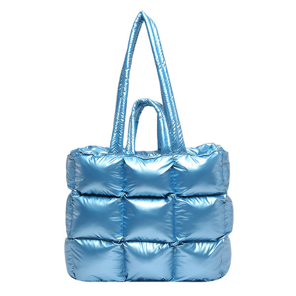Puff Tote Bag Blue
