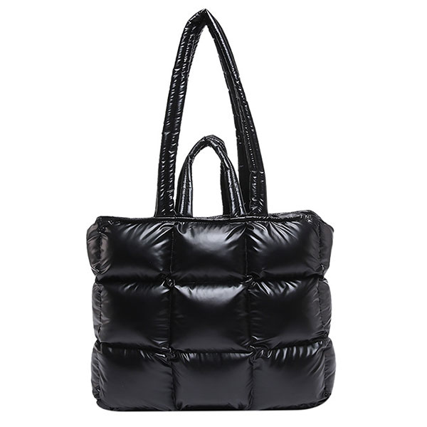Puff Tote Bag Black