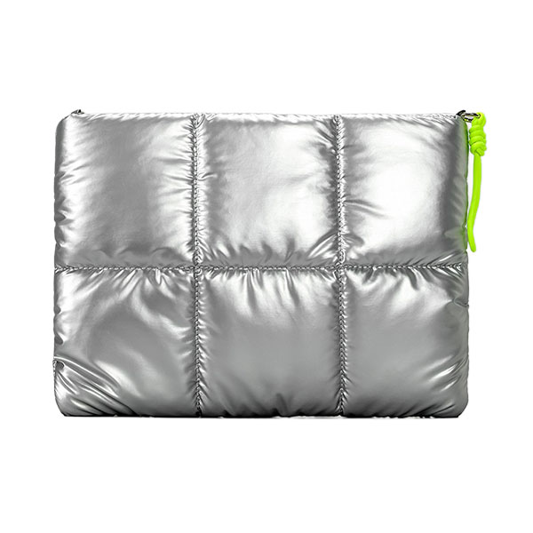 Puff Laptop Cover Silver