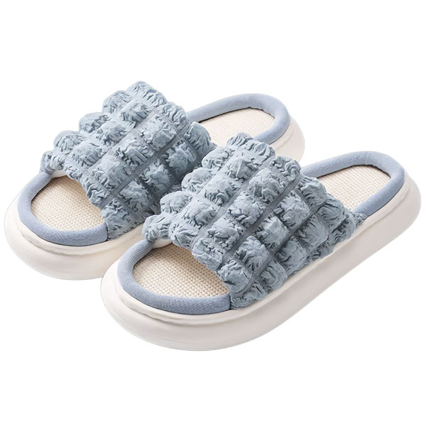 Pantuflas Puff Blue Slides Medium