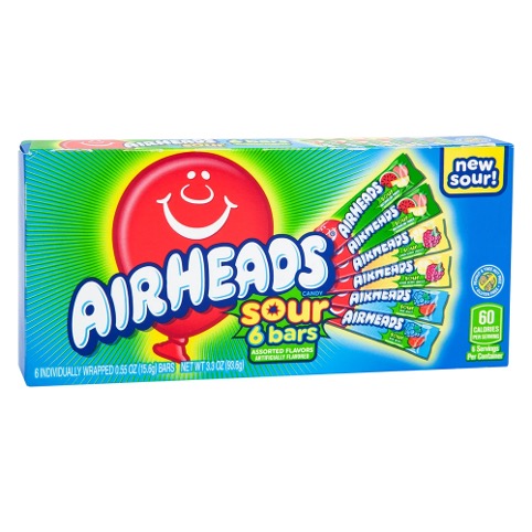 Airheads Sour Theater Box 3.3 oz