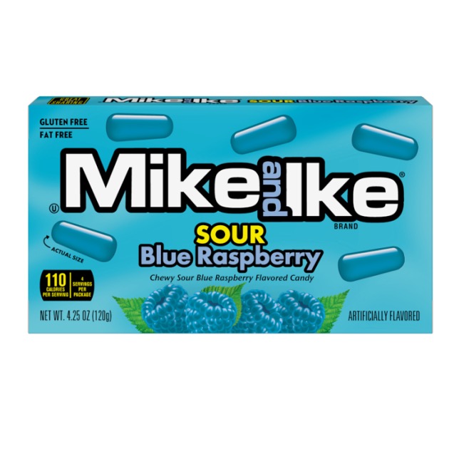 Mike and Ike Sour Blue Raspberry 4.2 oz