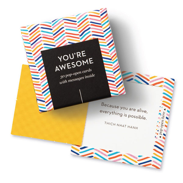 Set de Tarjetas Thoughtfulls You're Awesome