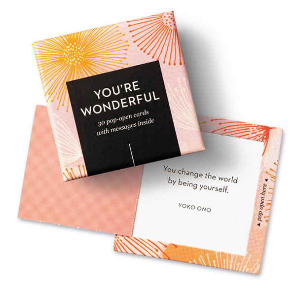 Set de Tarjetas Thoughtfulls You're Wonderful