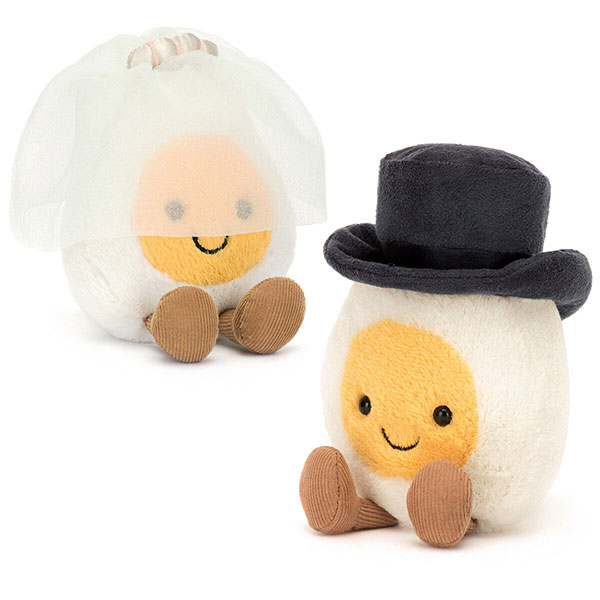 Set de Peluches Jellycat Boiled Egg Bride & Groom