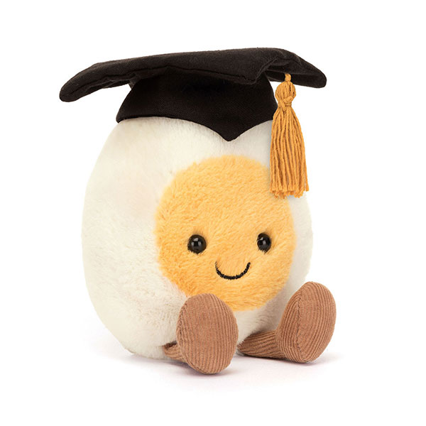 Peluche Jellycat Boiled Egg Graduation