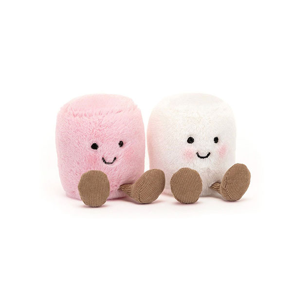 Set de Peluches Jellycat Pink & White Marshmallows