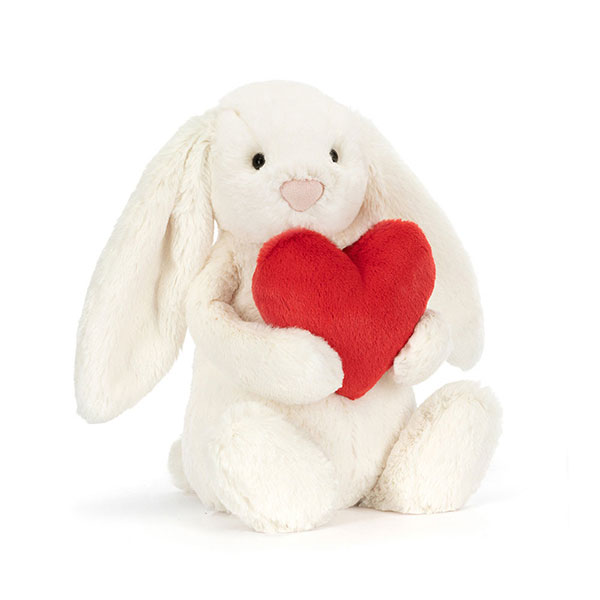 Peluche Jellycat Bashful Red Love Heart Bunny