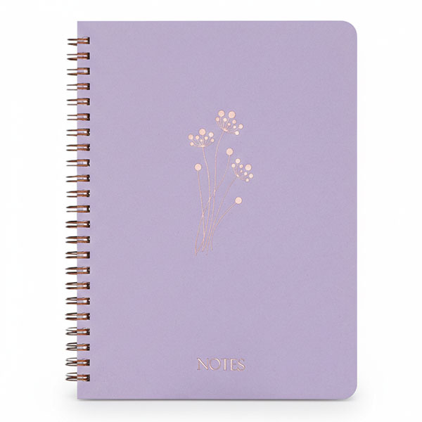 Cuaderno Espiral Lila