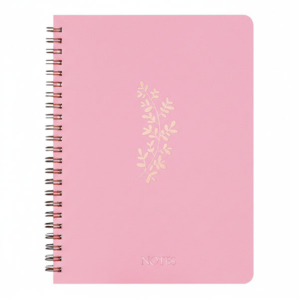 Cuaderno Espiral Rosa