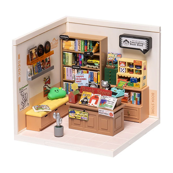 Kit de Mini Casa DIY Rolife – Fascinating Book Store