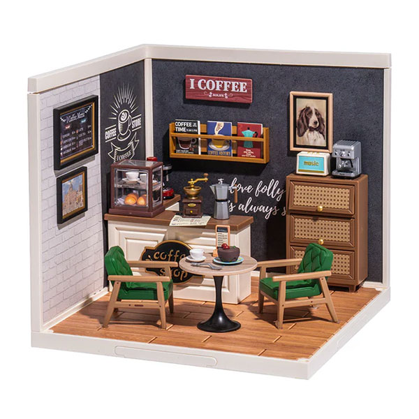 Kit de Mini Casa DIY Rolife - Cafetería