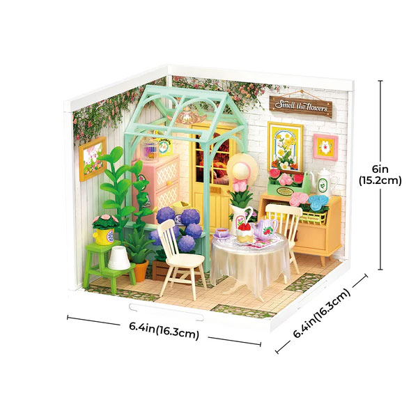 Kit de Mini Casa DIY Rolife - Blooming Tea Garden - Imagen 3