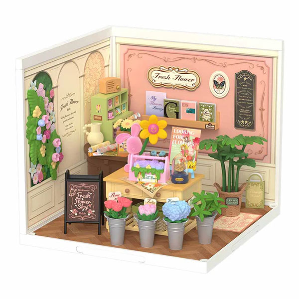 Kit de Mini Casa DIY Rolife - Fresh Flower Shop
