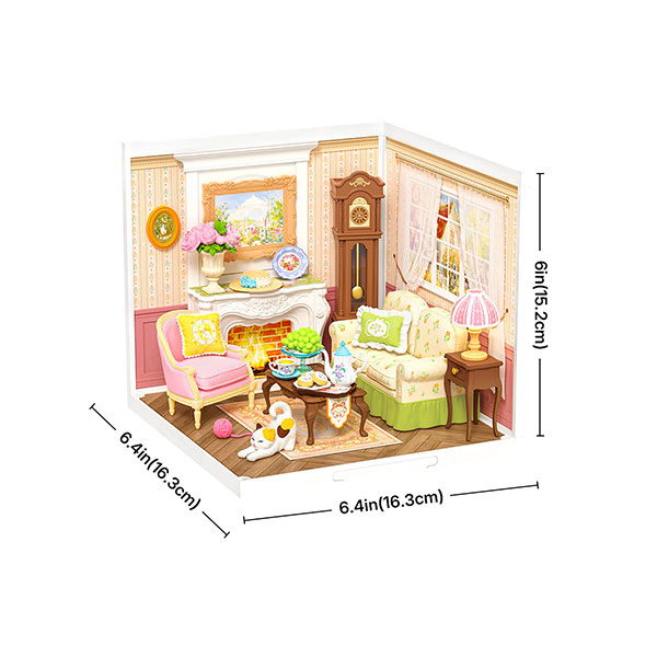 Kit de Mini Casa DIY Rolife - Holiday Tea Time - Imagen 3