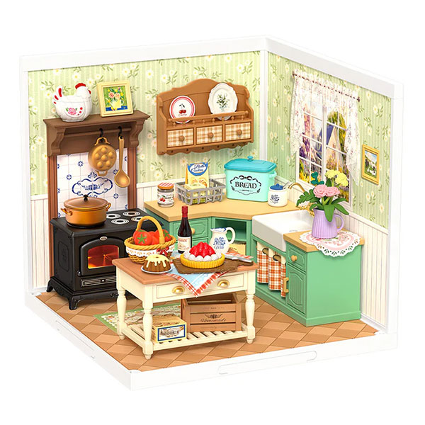 Kit de Mini Casa DIY Rolife - Farmhouse Kitchen