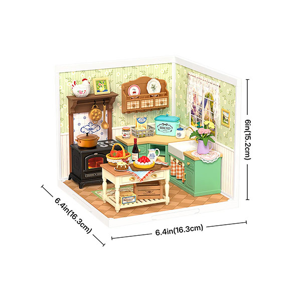 Kit de Mini Casa DIY Rolife - Farmhouse Kitchen - Imagen 3