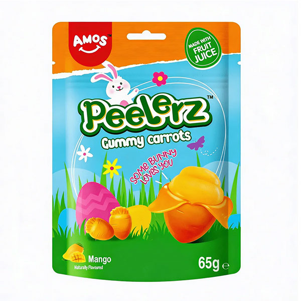 AMOS PEELERZ GUMMY CARROTS 4 5 OZ