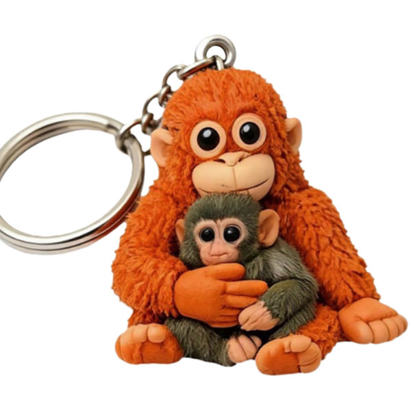 Llavero Acrilico Punch The Monkey