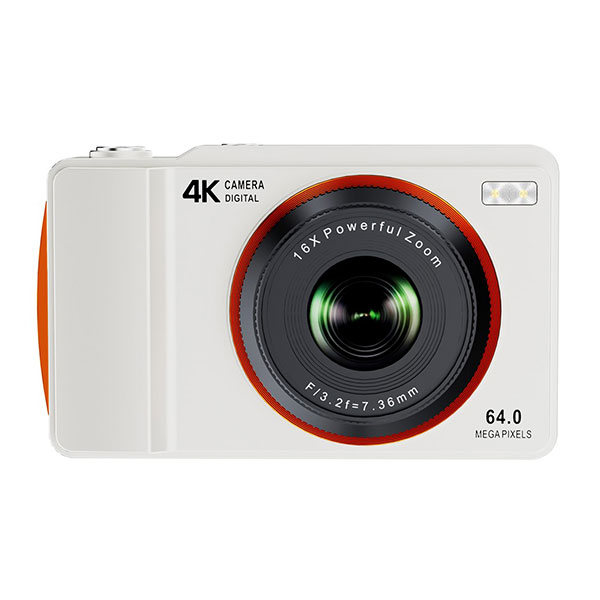 Cámara Digital 4K Blanco