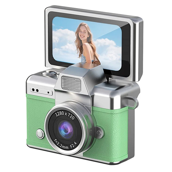 Mini Cámara Digital Retro Flip - Imagen 4