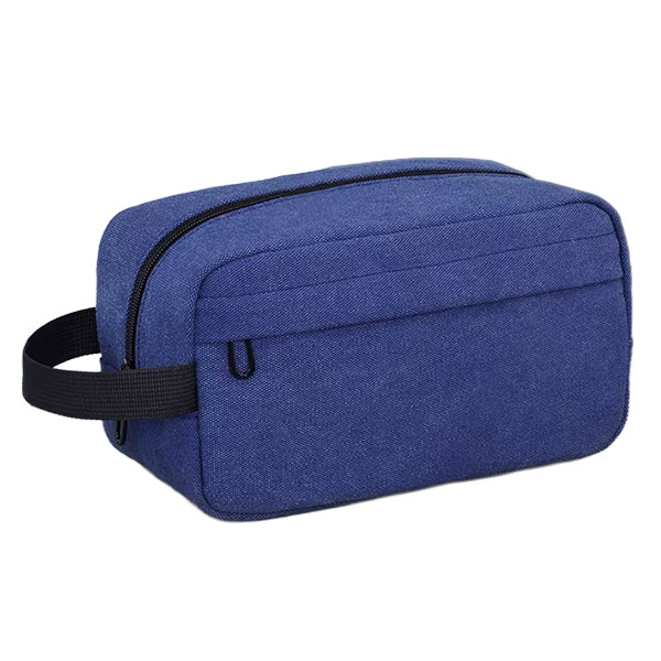 Estuche Azul con Asa Negra