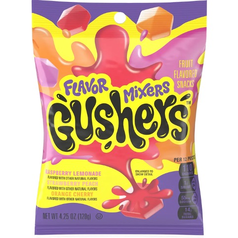 Gushers Mixed Flavor Peg Bag