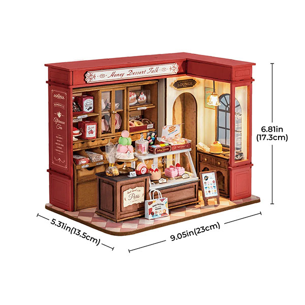 Kit de Mini Casa DIY Rolife – Honey Dessert Talk - Imagen 3