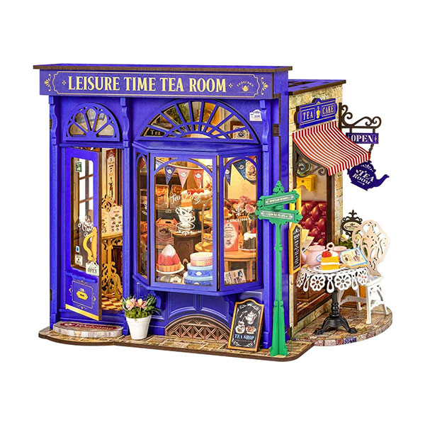 Kit de Mini Casa DIY Rolife – Leisure Time Tea Room