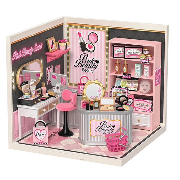 Kit de Mini Casa DIY Rolife – Pink Beauty Secret