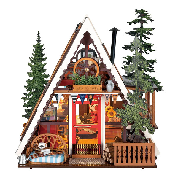 Kit de Mini Casa DIY Rolife – A Frame Cabin